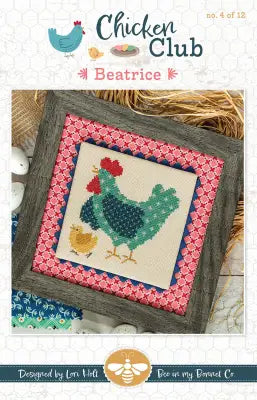 Chicken Club Cross Stitch Pattern of the Month 4 Beatrice