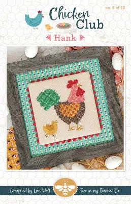 Chicken Club Cross Stitch Pattern of the Month 5 Hank
