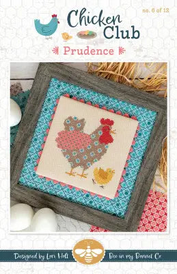 Chicken Club Cross Stitch Pattern of the Month 6 Prudence