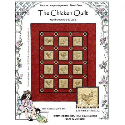 Chicken Quilt hand Embroidery