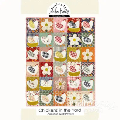 Chickens in the Yard Applique Quilt