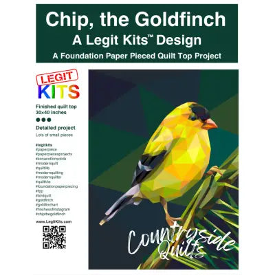 Chip the Goldfinch Quilt Kit