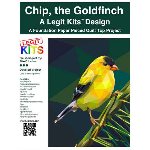 Chip the Goldfinch Quilt Kit QK035