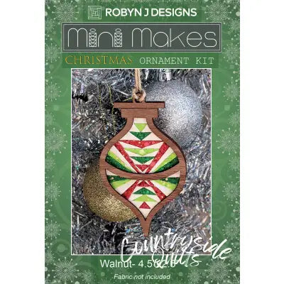 Christmas Bauble Ornament Walnut