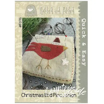 Christmas Bird Pincushion