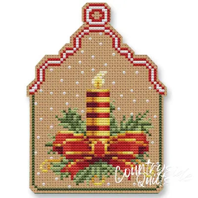 Christmas Candle Ornament