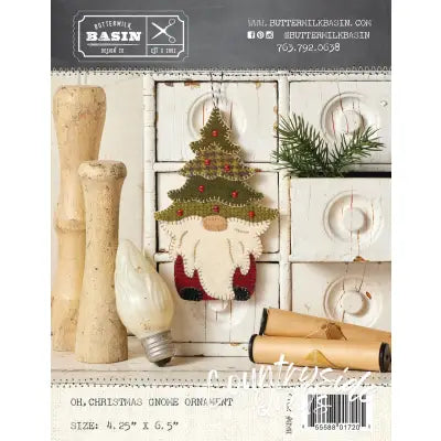 Oh, Christmas Gnome Ornament