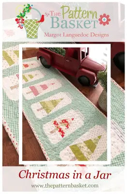 Christmas Jars Table Runner