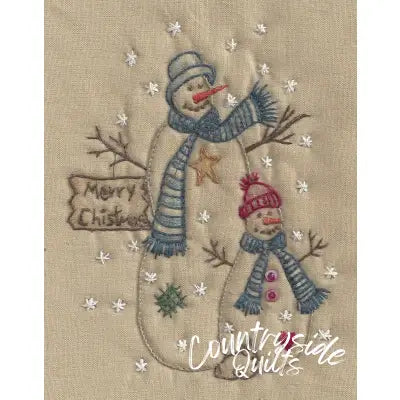 Christmas Snowman Tea Dye