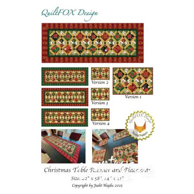 Christmas Table Runner and Placemats