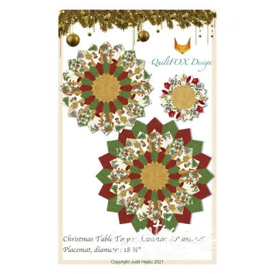 Christmas Table Topper and Placemats