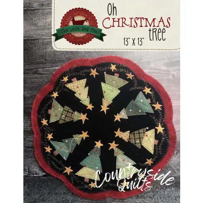 Oh Christmas Tree Wool Mat