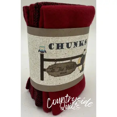 Christmas Wool Chunks 5pc 9in x 10in