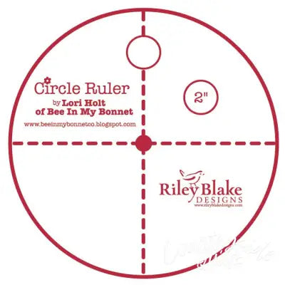 Lori Holt Circle Ruler 2in