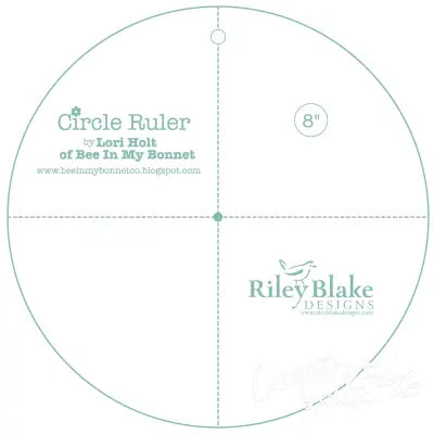 Lori Holt Circle Ruler 8in
