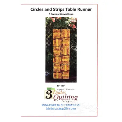 Circles and Stripes Table Runner