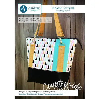 Classic Carry All Handbag And Tote