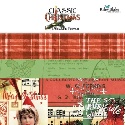 Classic Christmas 5in Squares, 42pcs/bundle
