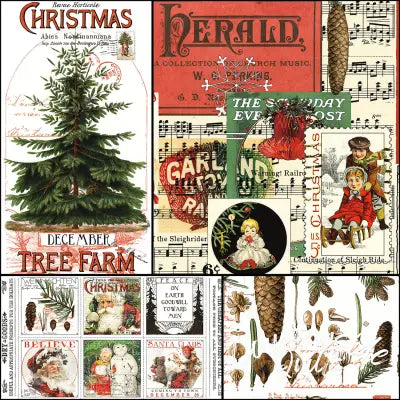 Classic Christmas Panel Bundle, 4pcs