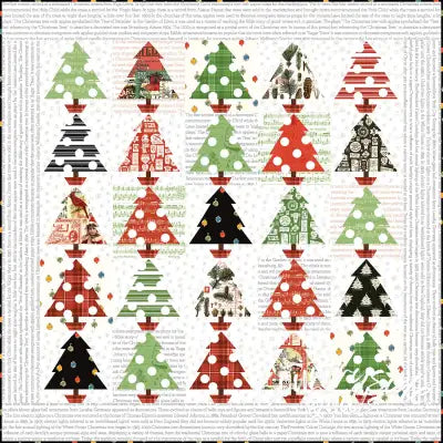Classic Christmas Tannenbaum Patch Quilt Kit