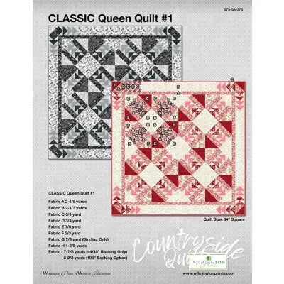 Classic Queen Quilt, Free Download below, will NOT SHIP.