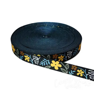 Clip-Art Floral Webbing 1-1/2in x 50yd