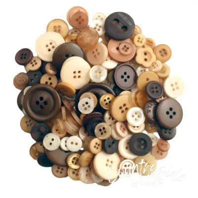 Cocoa Buttons in Mason Jar