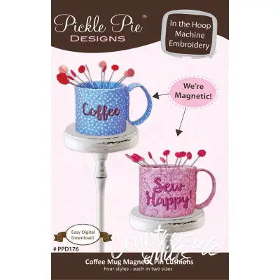 Coffee Mug Magnetic Pin Cushions