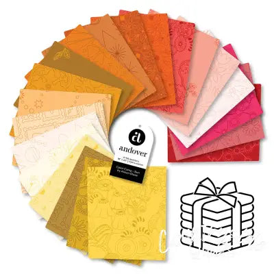 Color Camp Sun Fat Quarter Bundle 21 Cuts Each