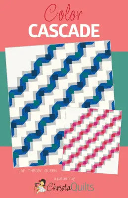 Color Cascade Quilt Pattern