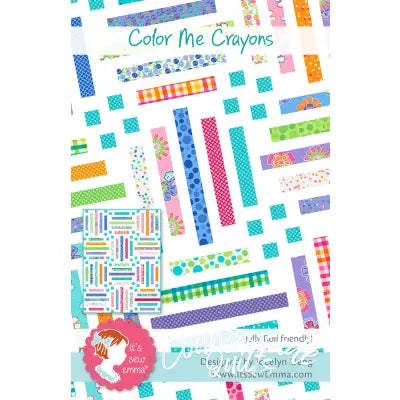 Color Me Crayons Quilt Pattern