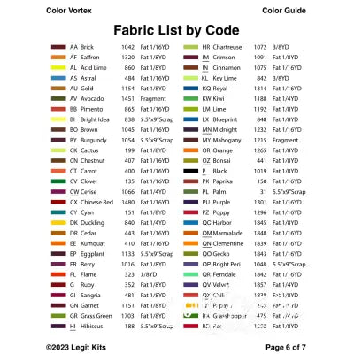 Color Vortex Pattern