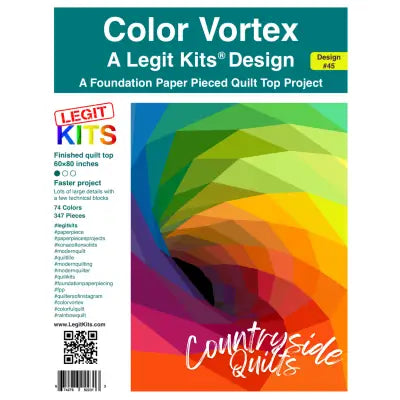 Color Vortex Quilt Kit