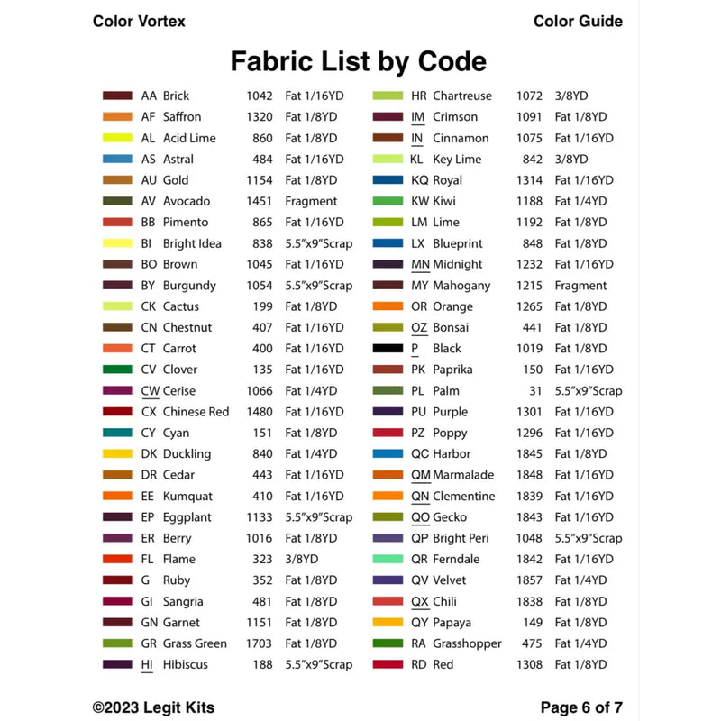 Color Vortex Quilt Kit QK045