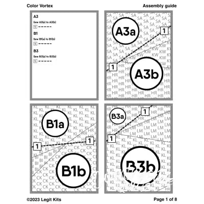 Color Vortex Quilt Kit