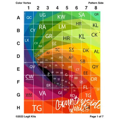 Color Vortex Quilt Kit