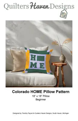 Colorado HOME Pillow Pattern