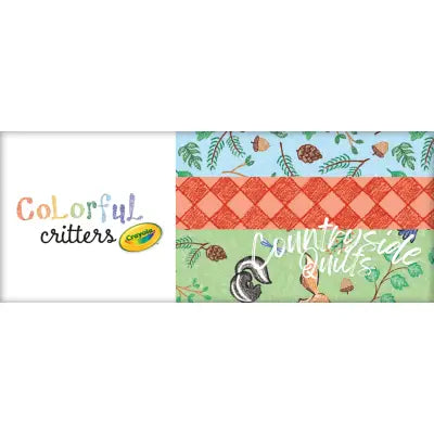 Colorful Critters 10in Squares, 42pcs/bundle