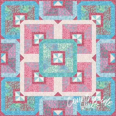 Colour Fushion Digital Quilt Top 60x60""