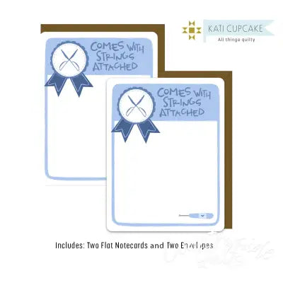 Comes With Strings Attached - Flat Notecards