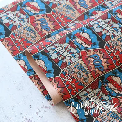 Comic Art Cork 1/2yd