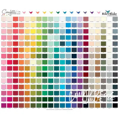 Confetti Cotton 35 1/2in x 43in Swatch Panel (1 panel. Cut, folded and bagged)