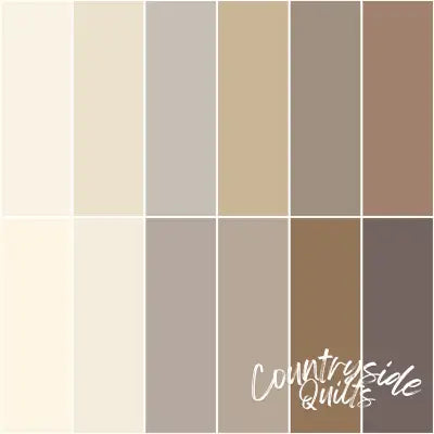 Confetti Cotton Neutral Fat Quarter Bundle, 12 Pcs.