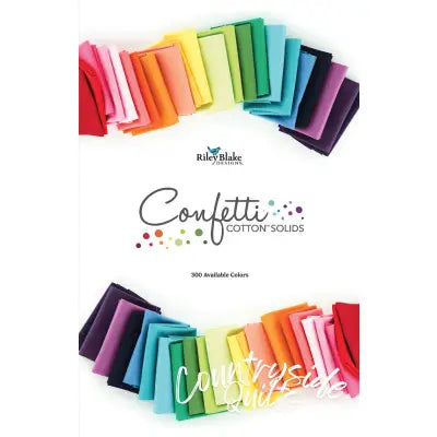 Confetti Cotton Solids Swatch Card 300 Colors Large Version