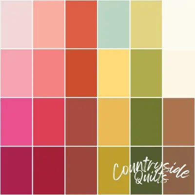 Confetti Cotton Warm Fat Quarter Bundle, 24 Pcs.