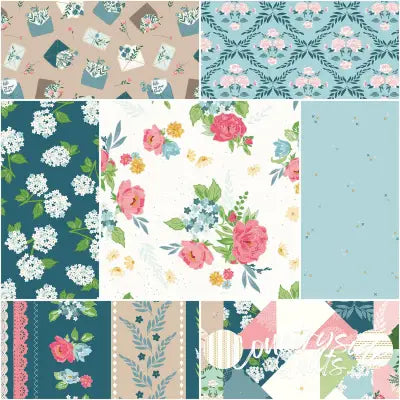 Correspondence 1 Yard Bundle Sand Dollar, 7pcs