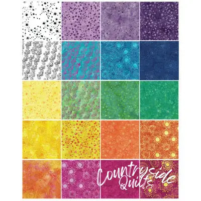 Cosmic 10in Squares (42pc x 20 colors)