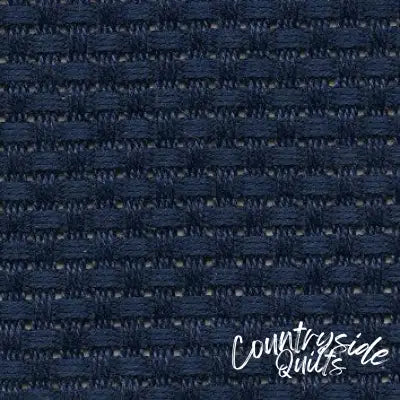 COSMO Embroidery Cotton Cloth for Cross Stitch Precuts 11ct Dark Blue