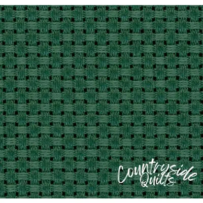 COSMO Embroidery Cotton Cloth for Cross Stitch Precuts 11ct Forest Green