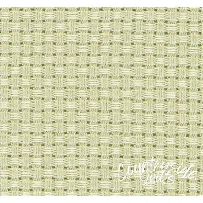 COSMO Embroidery Cotton Cloth for Cross Stitch Precuts 14ct Olive Green